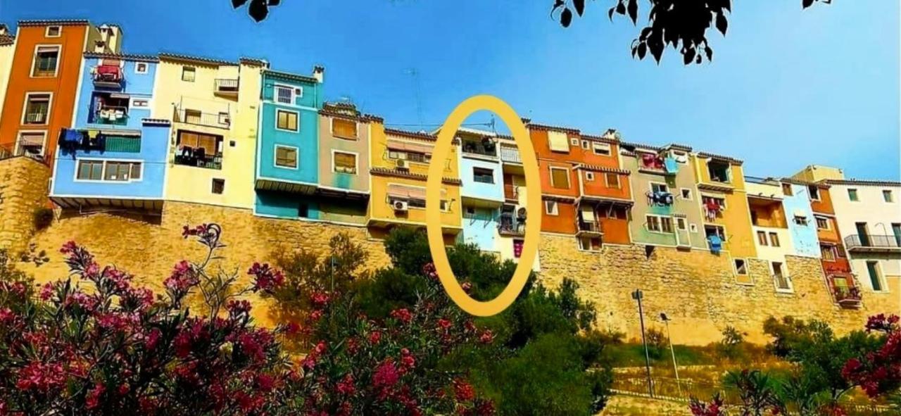 Preciosa Casa En Vilajoyosa Con Vistas Al Mar En Las Casas Colgantes Del Casco Antiguo Villajoyosa Εξωτερικό φωτογραφία